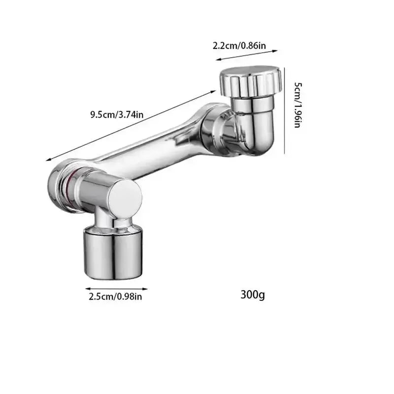 Extensor de Torneira Rotativa De 1080° De Aço