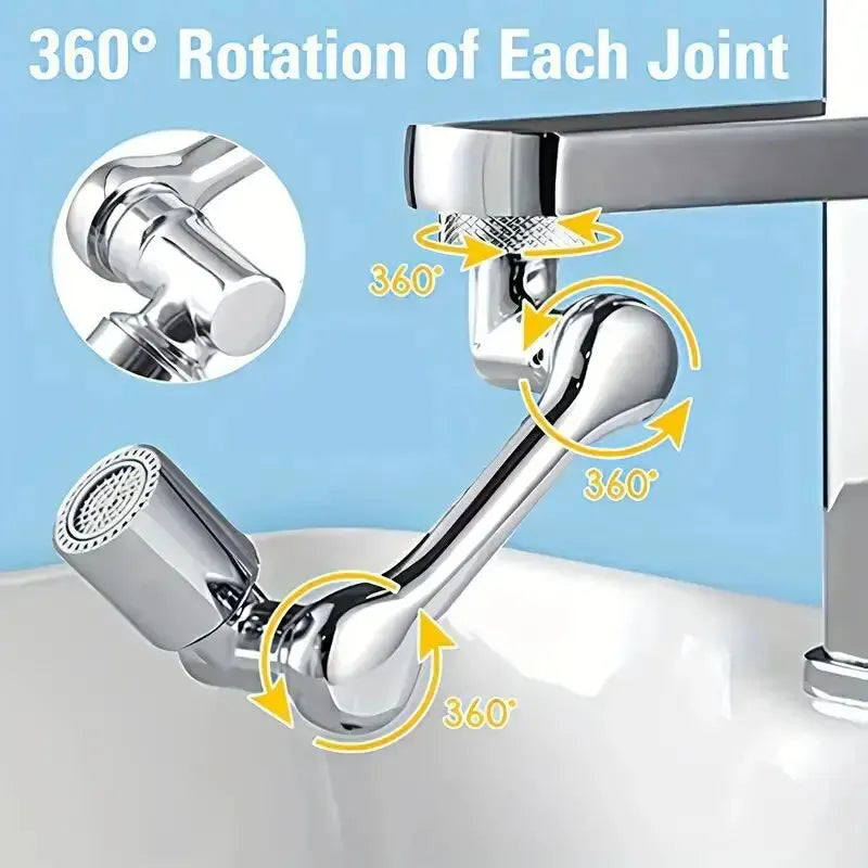 Extensor de Torneira Rotativa De 1080° De Aço